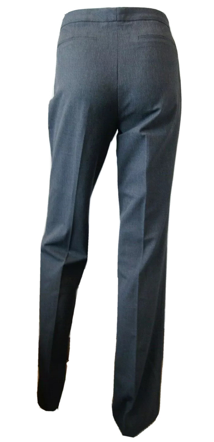 SEMANTICS Charcoal Gray Wool Flat Front Wide Leg … - image 2