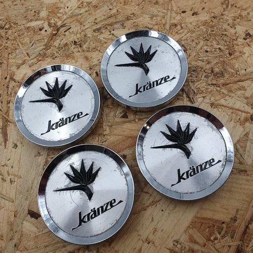 Weds Kranze Magiss / Vishnu / Bazreia 64mm Centre Caps Chrome - Japan JDM Splits - Picture 6 of 8