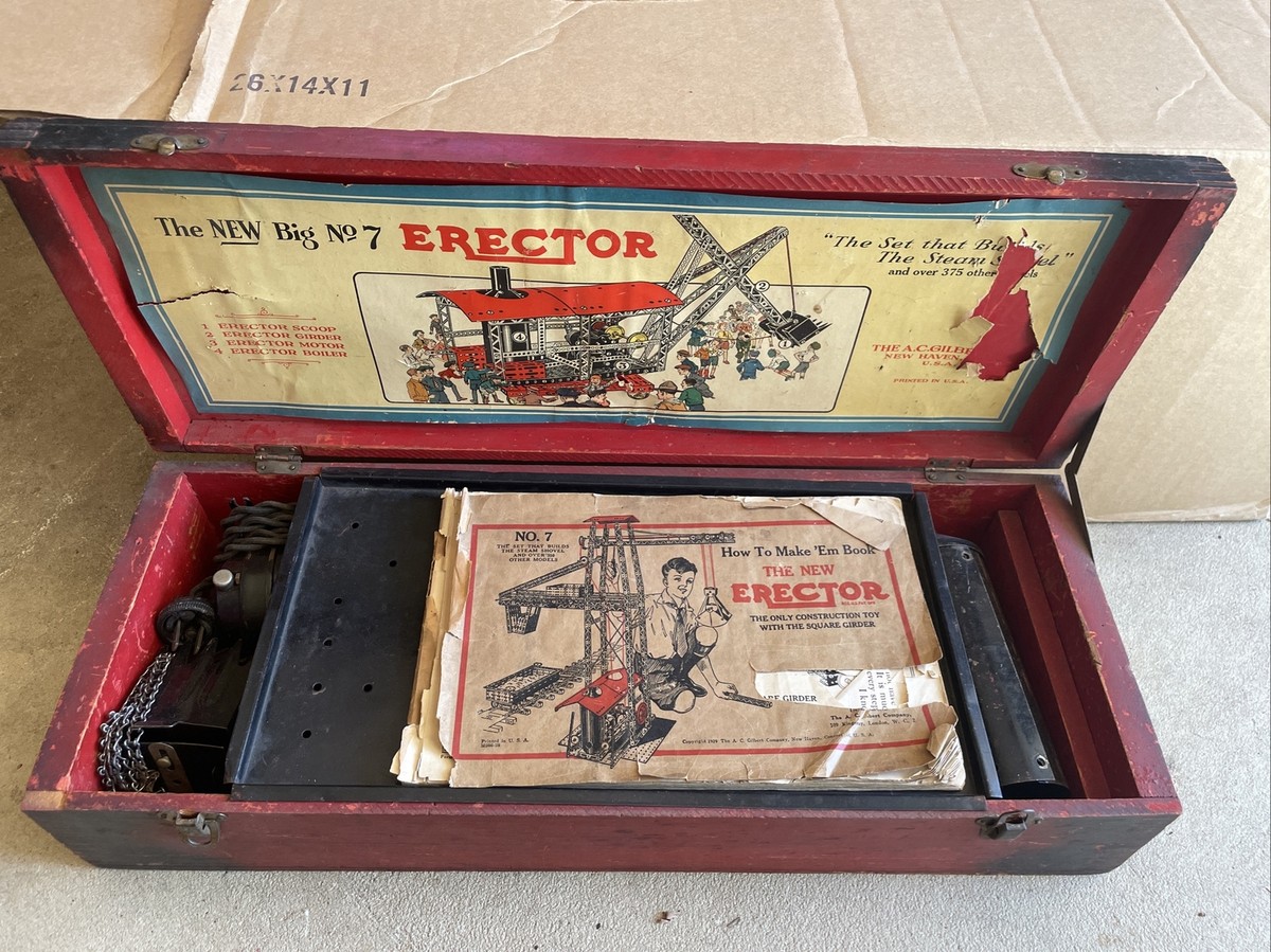 gillbert 1929 erector set No 7 | eBay