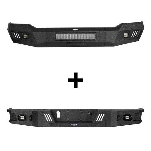 Textured Steel Front Bumper or Rear Bumper Assembly Black for Tundra 2007-2013 - Picture 37 of 38