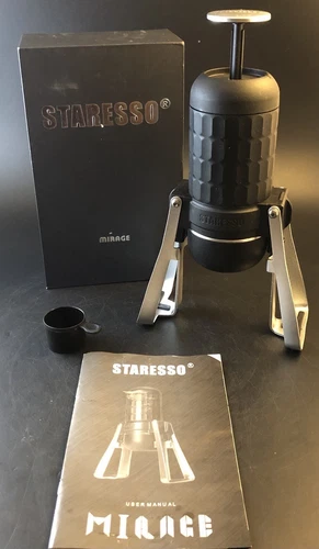 STARESSO Mirage Plus 3 Portable Coffee Maker Travel Machine Black Upgraded - Picture 7 of 7