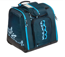 Kulkea Powder Trekker 52L Ski Boot Bag Backpack with Helmet Sling Blue Run