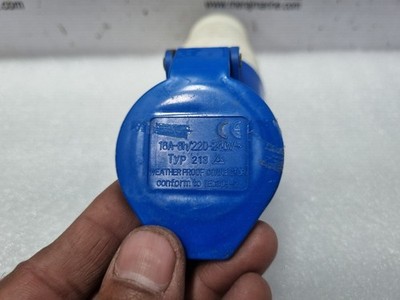 CEE TYPE 213 Weather Proof Connector 16A-6h/220-240V