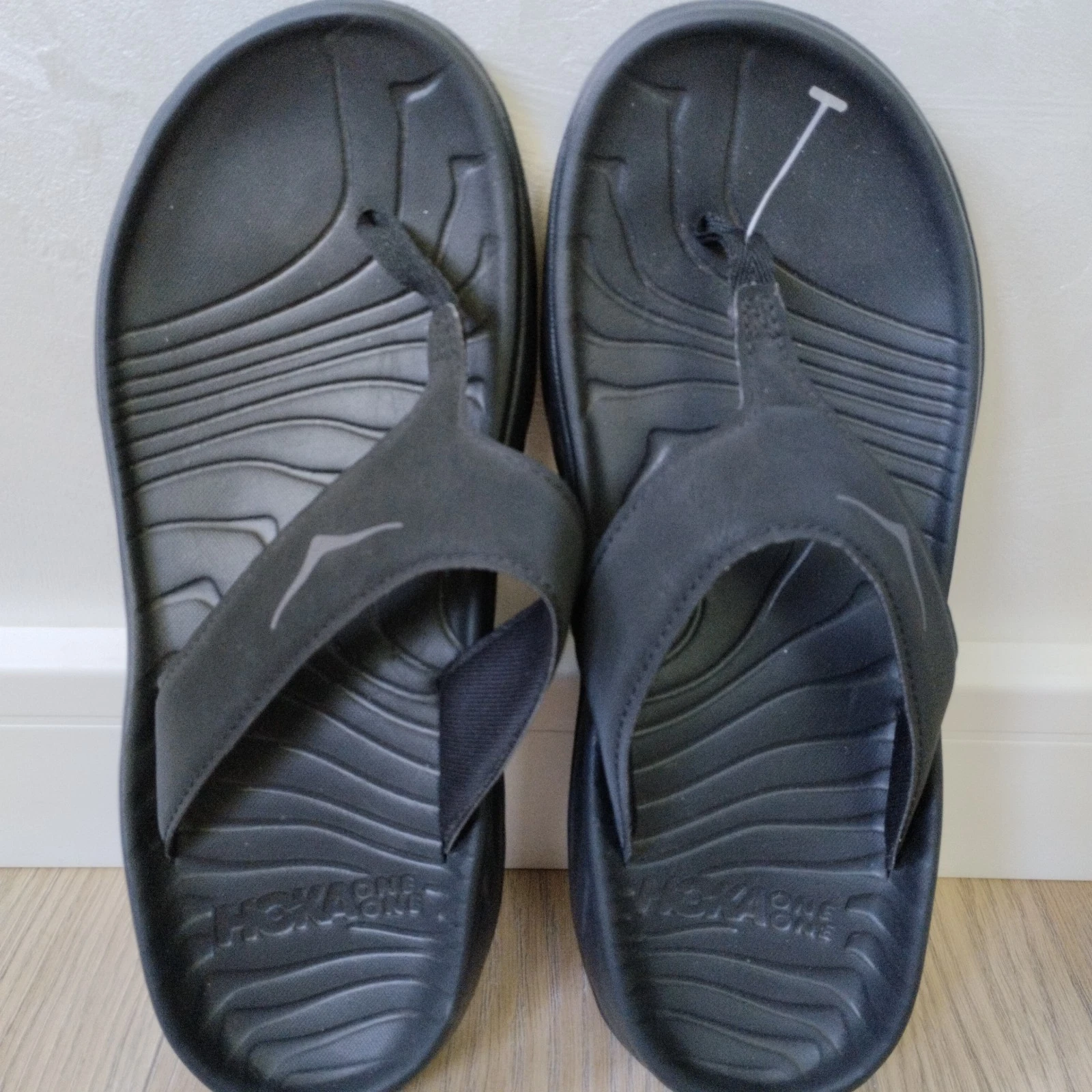 HOKA ONE ONE Sandali Hoka neri Ora infradito da recupero donna 10 uomo 8 slip on punta aperta