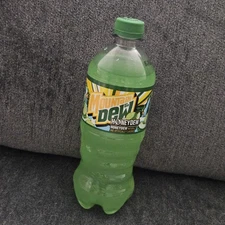 Brand New Limited Release Edition HoneyDew Mountain Dew Unopened 20 Oz. Bottle