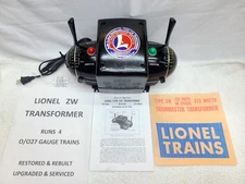 LIONEL ZW TRANSFORMER - 275W - MODEL (R) - RESTORED-UPGRADED-SERVICED - LOT S51