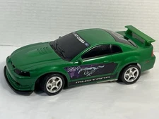 Vintage Tyco RC Radio Control Green Ford Mustang SVT Cobra - Parts of Repair