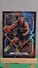 2020-21 Panini Obsidian Jordan Nwora RC #173 Electric Etch Asia Milwaukee Bucks 