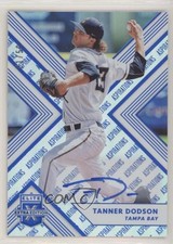 2018 Panini Elite Extra Edition Aspirations Blue 31/50 Tanner Dodson Auto 5m1
