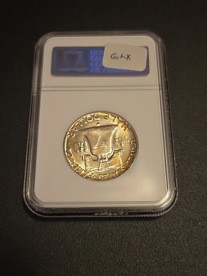 1954 Franklin Half Dollar MS64 NGC Older Holder - Image 2 of 2