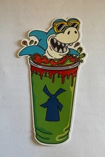 Dutch Bros Grand Opening Shark Sticker!!
