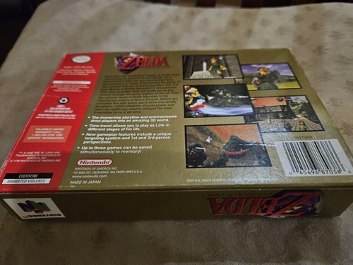 Legend of Zelda: Ocarina of Time ~CIB ~ Collector's Edition Gold Nintendo 64 N64 - Picture 10 of 13
