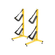 Double Kayak Storage Rack Free Standing Storage for Two Kayak, SUP, Canoe and...
