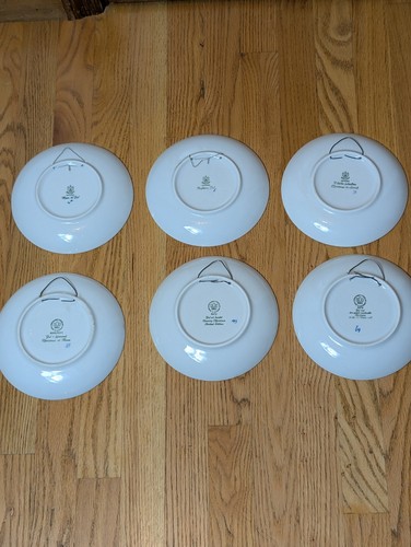 6 Bing & Grondahl Copenhagen Porcelain Christmas Plates Jule After 60s 70s - Picture 8 of 11