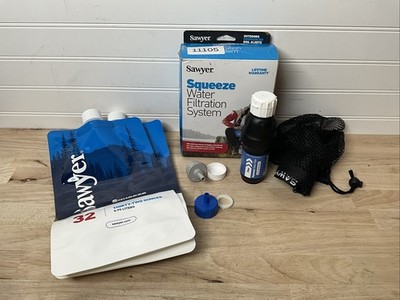 Sawyer Squeeze Water Filtration System Kit  32oz - NO SYRINGE -