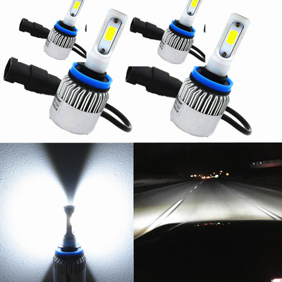 Alla Lighting LED Low Beam Headlight Fog Light Bulb Lamp for BUICK,Xenon White