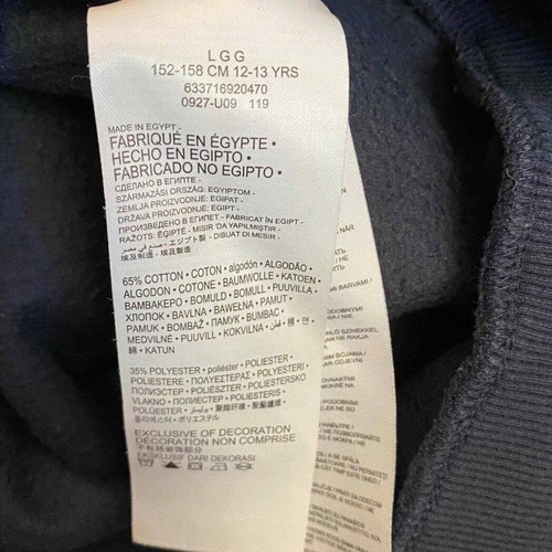 Levis Kids Size Large Logo Hoodie Cotton Polyeseter Kangaroo Pocket Blue - Picture 7 of 11