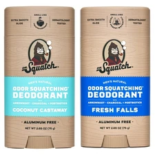 Natural Deodorant for Men - Odor-Squatching Aluminum Free - Coconut Castaway ...