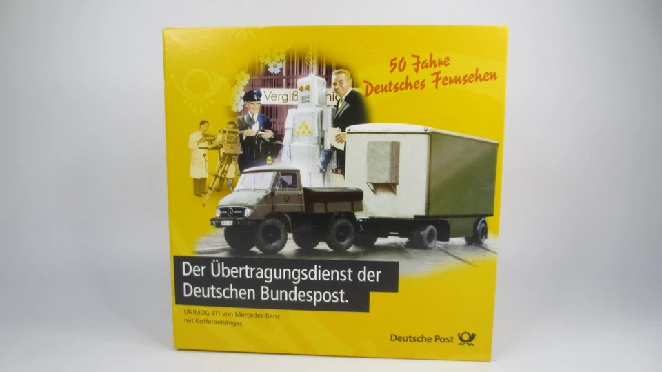 Brekina H0 006761 Unimog "50 Jahre Deutsches Fernsehen" Neuwertig & OVP CH23607 - Bild 2 von 2