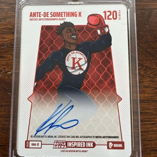 Bo Jackson Battle Arena Ante-De Something K Inspired Ink Auto SSP 1st Edition