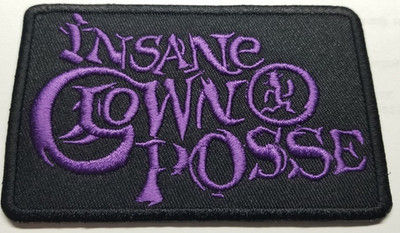 Insane Clown Posse embroidered purple Patch approx 2.5 x 4''
