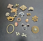 Lot Of Broken costume Jewelry- Some Vintage/ Some Not -Crafting-Upcycle Only