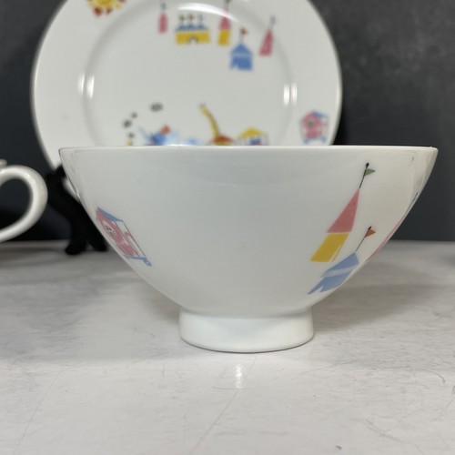 Noritake Nippon Toki Kaisha Circus Childs 4 Piece Dinner Set Porcelain - Picture 10 of 24