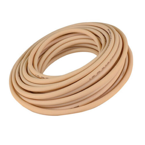 Beige Abrasion-Resistant Gum Rubber Tube Inner Dia 1-1/4" Outer Dia 1-3/4" 10 ft - Picture 1 of 1