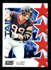 J.J. Watt Insert 2019 Score Captains #8 Football Card