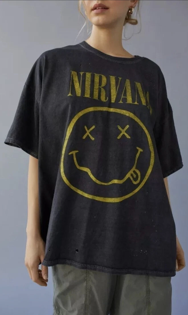 Nirvana shirt hotsell urban outfitters