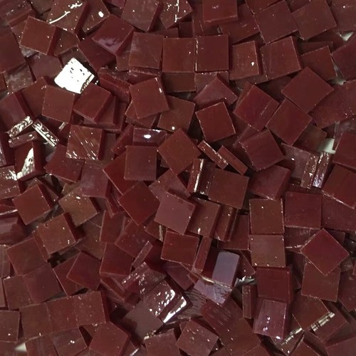 Square Stained Glass Supplies Mosaic Art Particles Crafts Pieces DIY Cutting - Bild 29 von 50