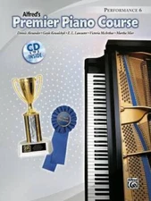 Premier Piano Course Performance, Bk 6: Book & CD - Paperback - GOOD