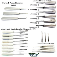 Dental Root Elevators Tooth Luxation Extraction Extracting Oral Surgery Lab