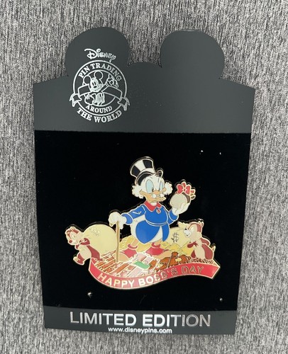 DISNEY SHOPPING SCROOGE MCDUCK CHIP AND DALE HAPPY BOSS’S DAY LE 500 PIN - Picture 6 of 6