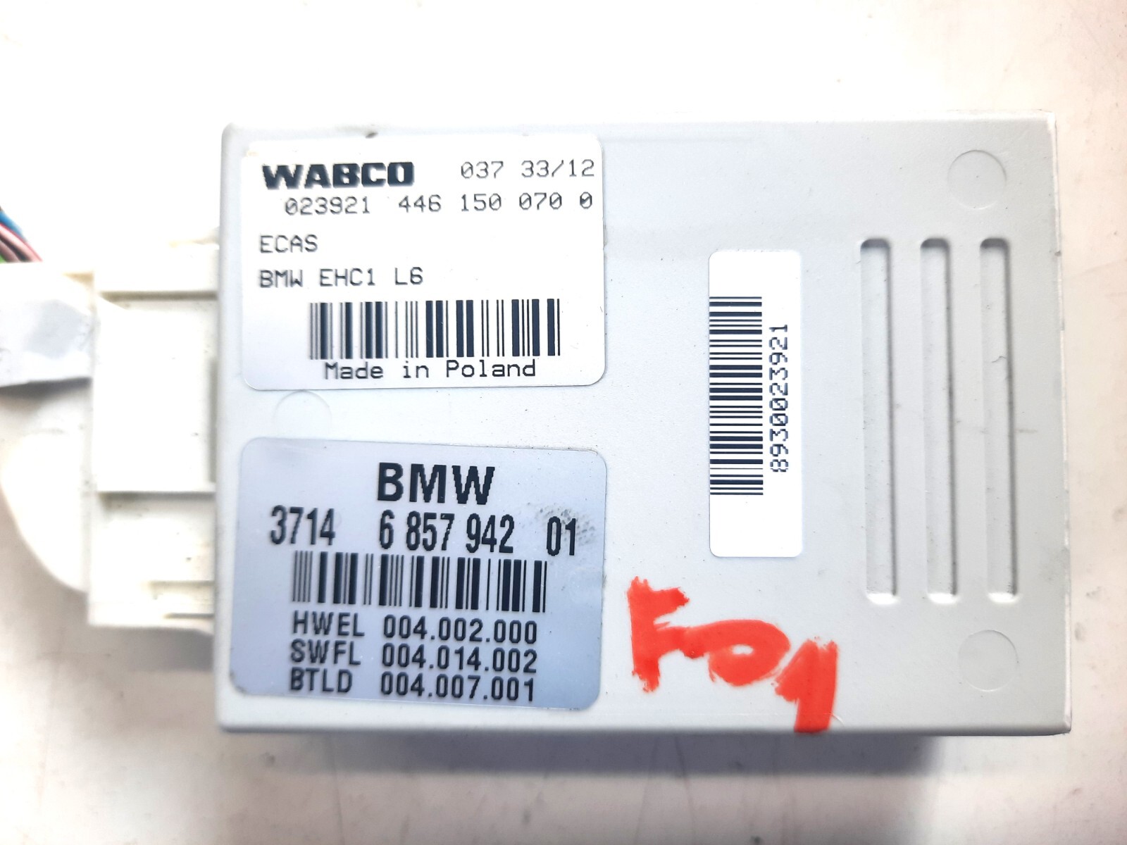 UNIT BMW 4461500700 685794201 Warranty Garantie | eBay 