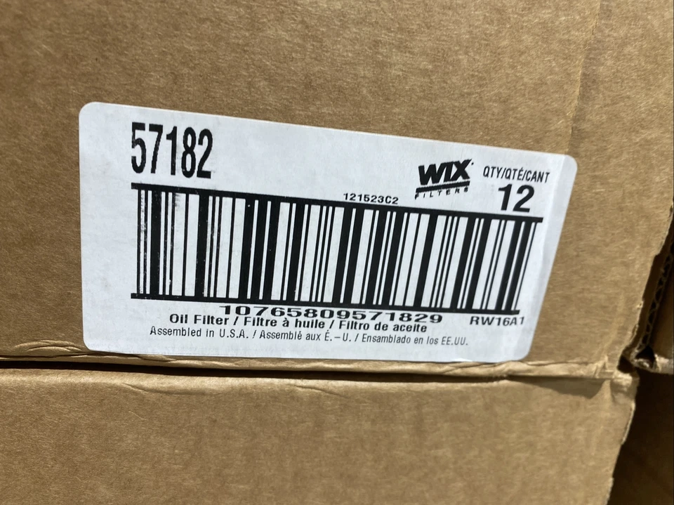 (Paquete de 12) Filtros de aceite de motor Wix para Ford Freightliner Peterbilt Turbo Foto 3 de 3