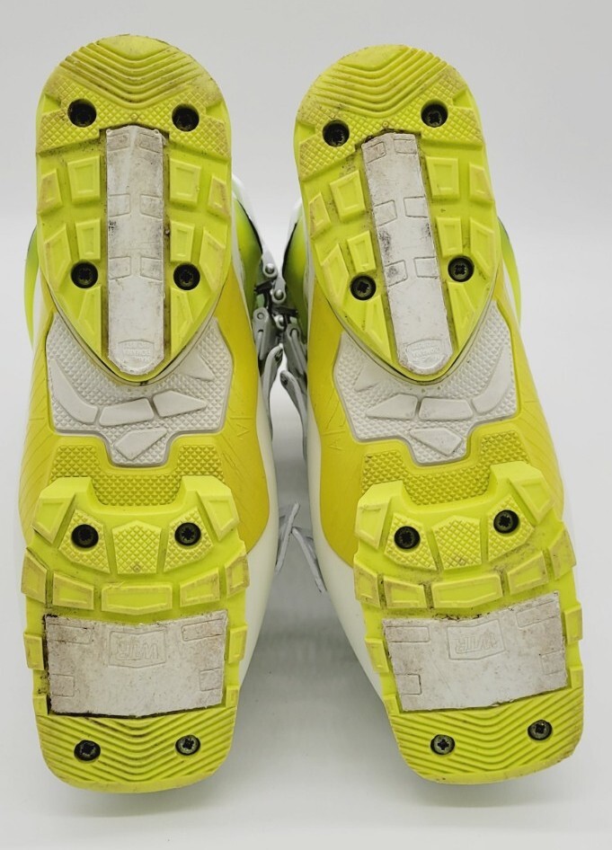 Lange XT 110 LV White/Yellow Ski Boots Women's Mondo Size 23.5