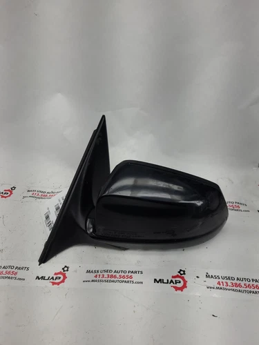 2011 BMW 550i F10 Driver Side Mirror Black Sapphire Metallic 51167283551 NO GLAS