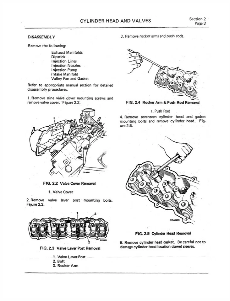 1983 1984 1985 1986 1987 Ford 6.9L Diesel Engine Shop Service Repair Manual Book - Image 4 of 4
