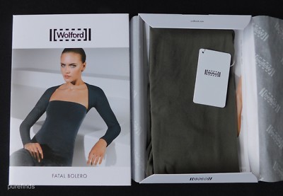 Wolford Fatal Bolero Strickjacke Größe Medium Farbe Kapern Neu mit Etikett
