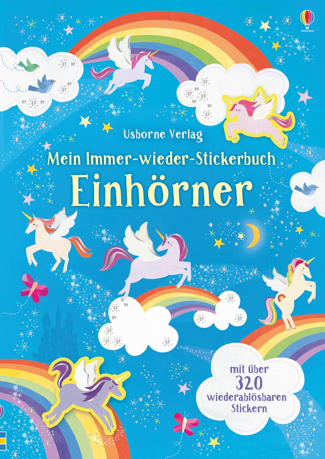 Thumbnail - Mein Immer-wieder-stickrbuch: Einhörner Hannah Watson Taschenbuch 24
