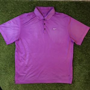 nike golf polo purple