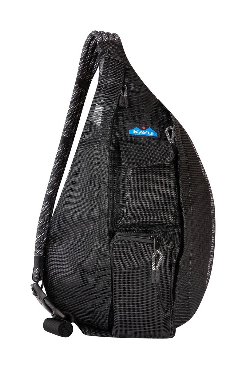 KAVU Beach Rope Bag Atlantic Blue Mesh Urban Outfitters NWT  display picture 1