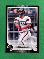 2022 Topps Series 1 Baseball YERMIN MERCEDES BLACK /71 #141 #'d 14/71