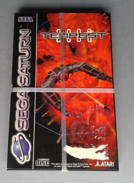 SEGA SATURN TEMPEST 2000 NUEVO NEW PRECINTADO SEALED MUY RARO PAL R10800