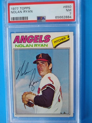 1977 Topps Nolan Ryan #650 (HOF) PSA 7 NM