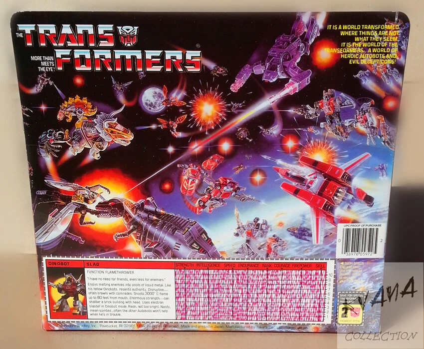 Transformers Reissue G1 Dinobot SLAG MISB gift - Image 3 of 4