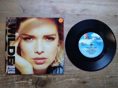 Kim Wilde Four Letter Word / She Hasn't Got Time EX 7'' Single Vinyl Record KIM10