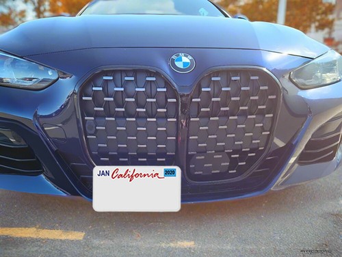 Quick Release License Plate Bracket For 21-24 BMW M440i/430i M Sport w/ACC - Picture 4 of 4