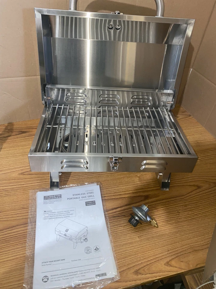 Parrilla de mesa Master Forge de acero inoxidable Foto 2 de 4